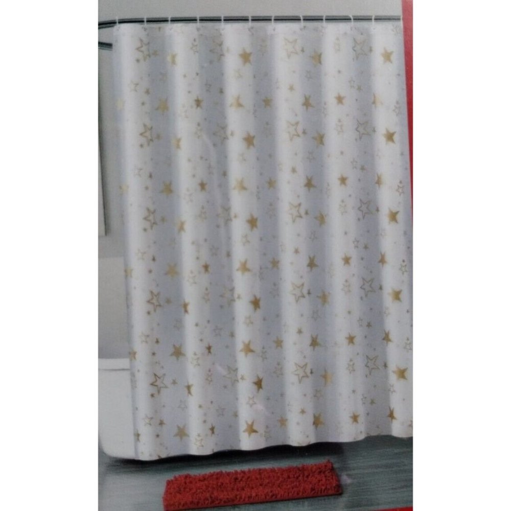 American Tradition 15 PC Holiday Bath Set Shower Curtains/ Mat/Hooks